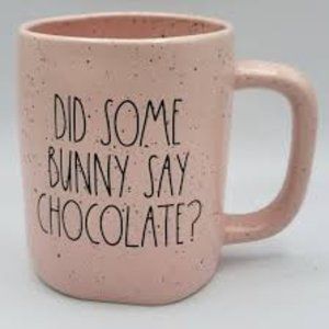 Rae Dunn Did Some Bunny Say Chocolate Mug